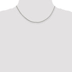 Sterling Silver 1.7mm Diamond-Cut Round Spiga Chain