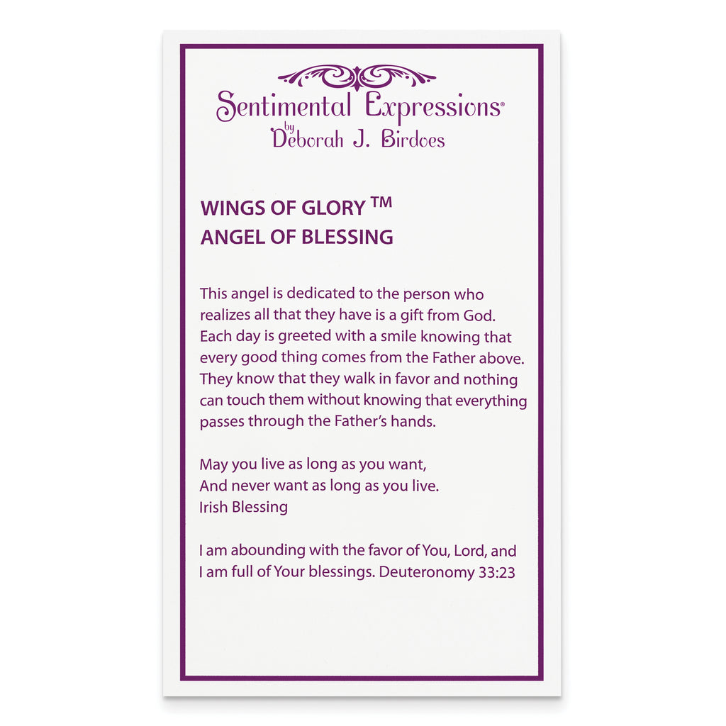 Sentimental Expressions Sterling Silver Rhodium-plated CZ Antiqued Angel of Blessing 18in Necklace