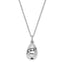 Sentimental Expressions Sterling Silver Rhodium-plated Antiqued Tear Of Love Ash Holder 18 Inch Necklace