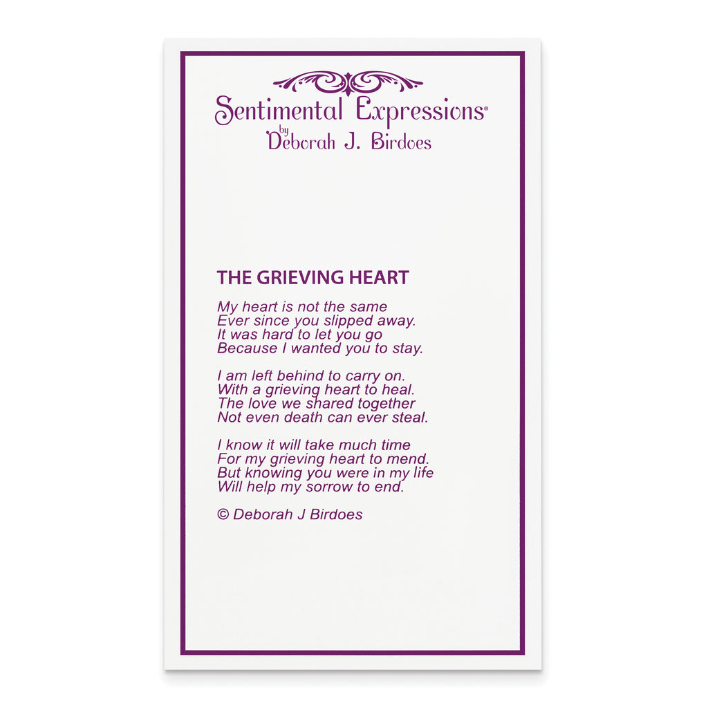 Sentimental Expressions Sterling Silver Rhodium-plated Antiqued Grieving Heart Ash Holder 18 Inch Necklace