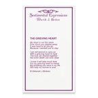 Sentimental Expressions Sterling Silver Rhodium-plated Antiqued Grieving Heart Ash Holder 18 Inch Necklace