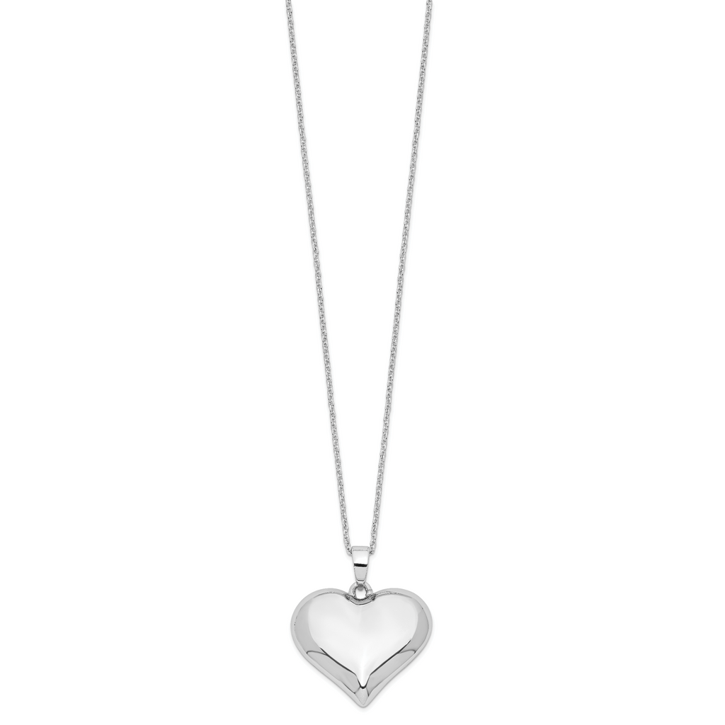 Sentimental Expressions Sterling Silver  Without You Hear Ash Holder 18 Inch Necklace