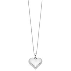 Sentimental Expressions Sterling Silver  Without You Hear Ash Holder 18 Inch Necklace