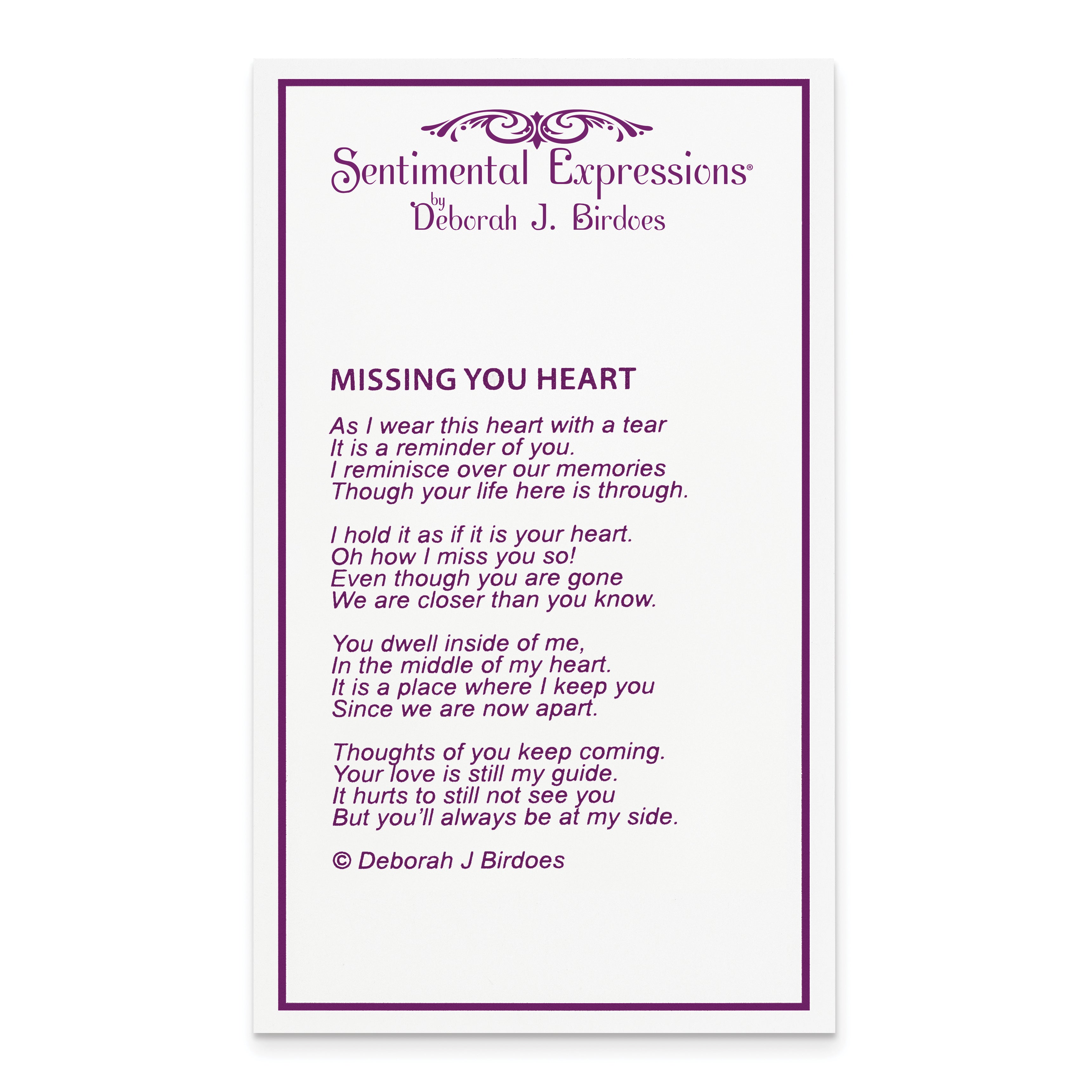 Sentimental Expressions Sterling Silver Rhodium-plated CZ Missing You Ash Holder 18 Inch Necklace