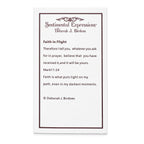Sentimental Expressions Sterling Silver Gold-tone Faith In Flight 22in Necklace