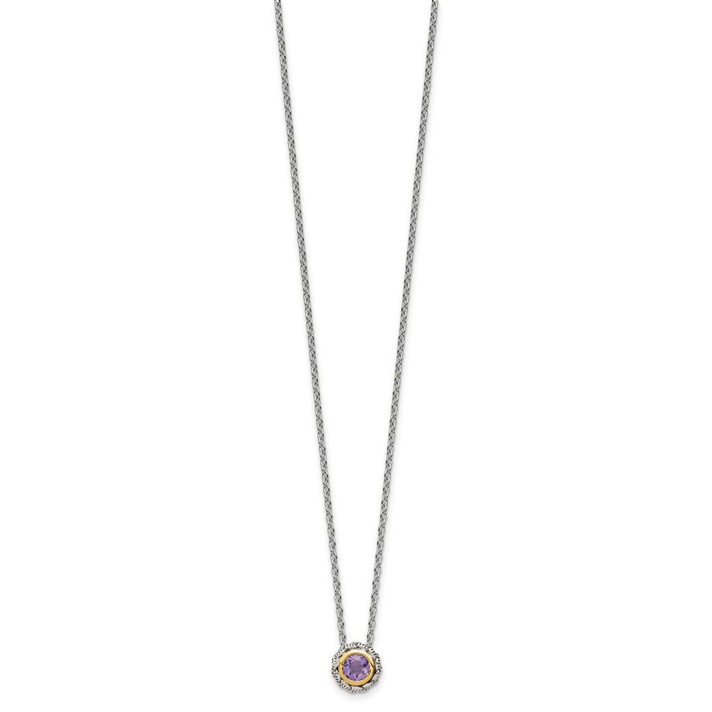 14K/Silver Two-Tone Chain Necklace 9.31mm
