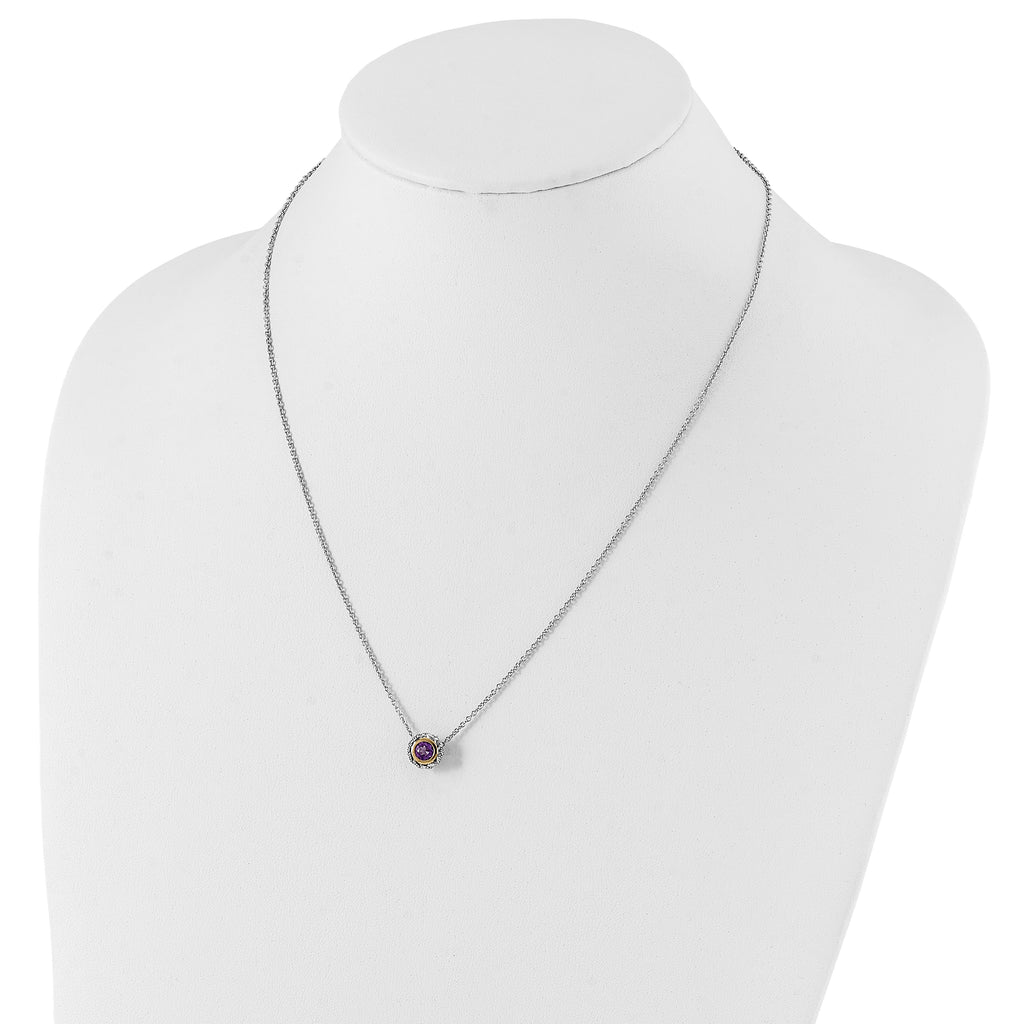 14K/Silver Two-Tone Chain Necklace 9.31mm