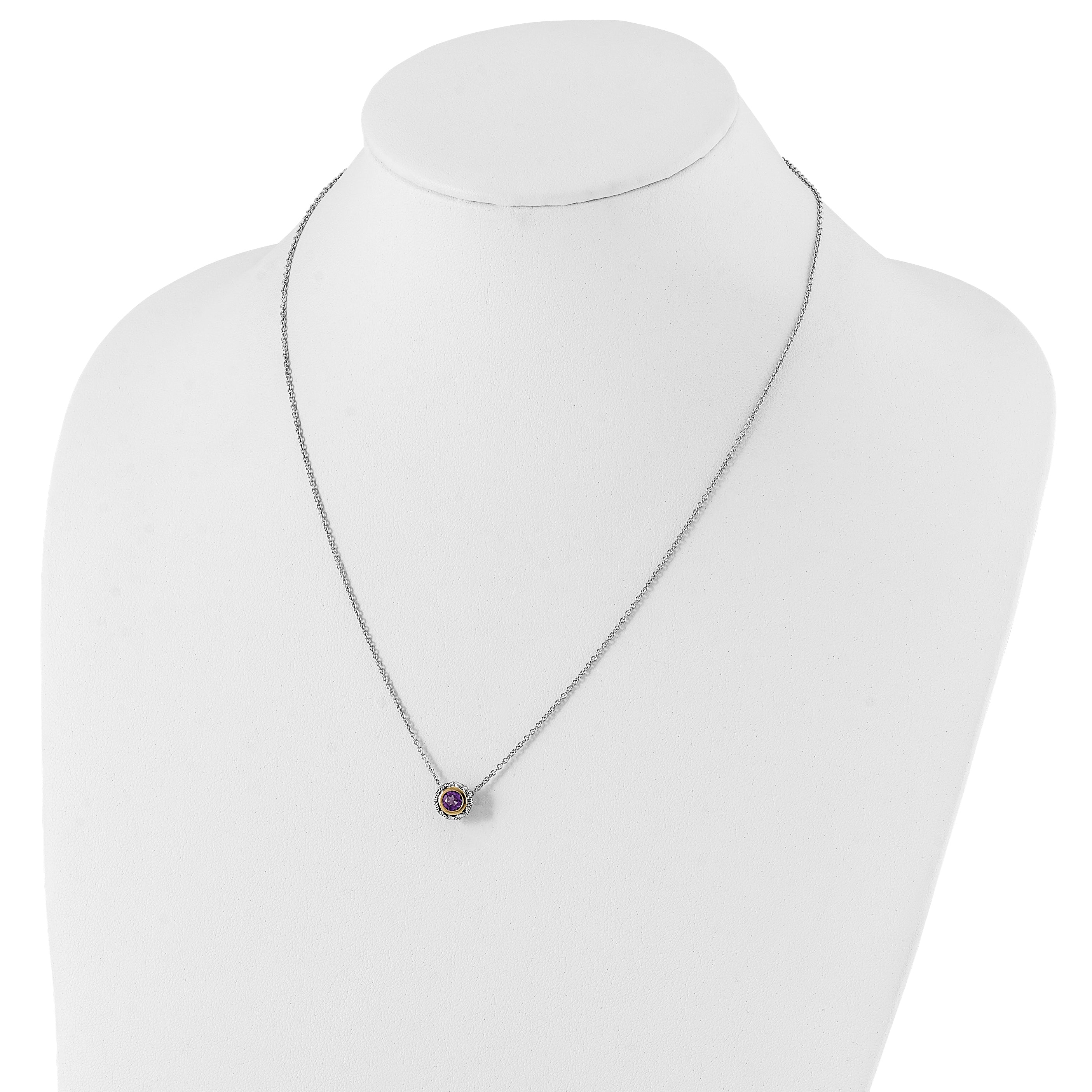 14K/Silver Two-Tone Chain Necklace 9.31mm