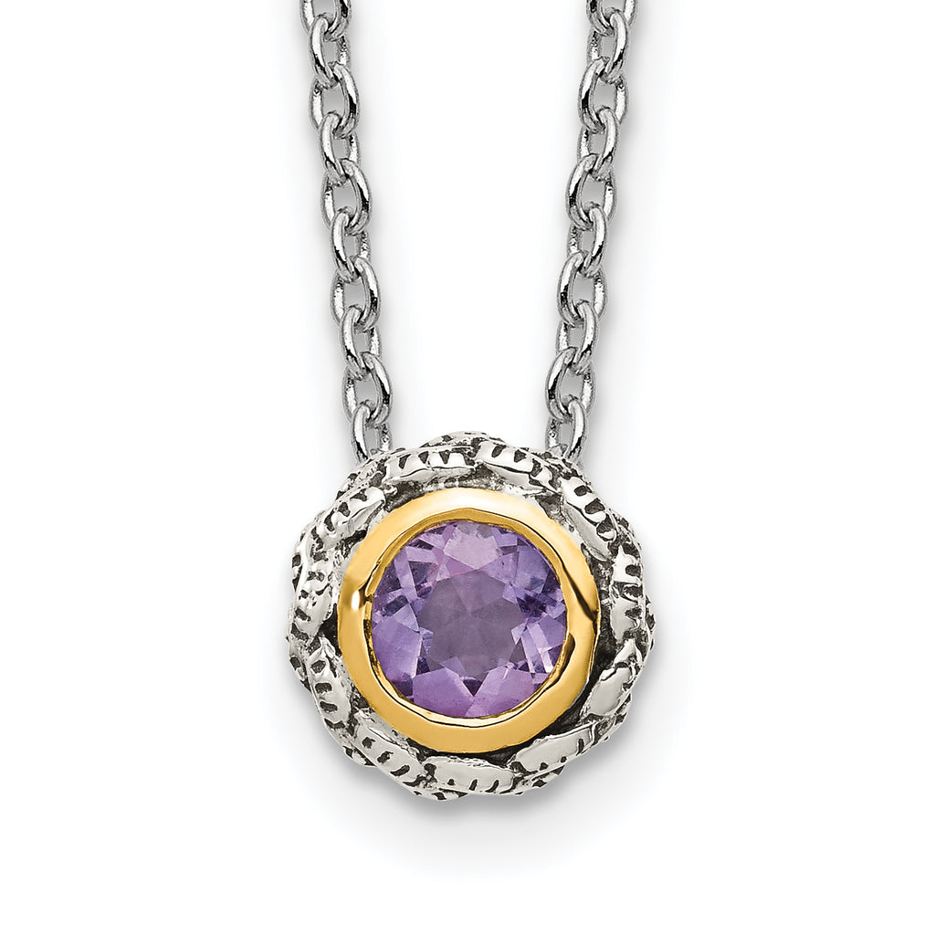 14K/Silver Two-Tone Chain Necklace 9.31mm