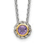14K/Silver Two-Tone Chain Necklace 9.31mm