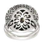 Sterling Silver w/14k 12mm FW Cultured Pearl Ring