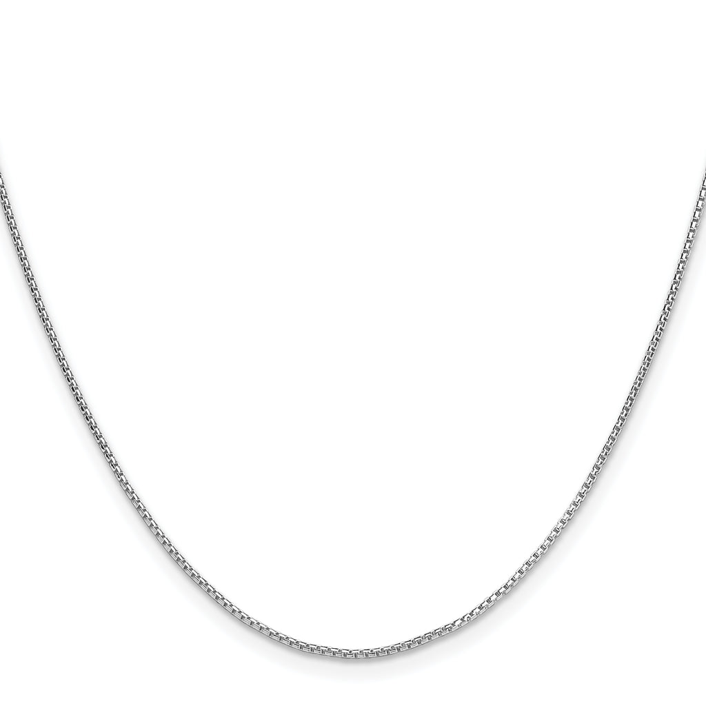 Diamond-Cut Round Box Chain in Sterling Silver