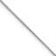 Sterling Silver .95mm Diamond-Cut Round Box Chain With 2 Inch Extension