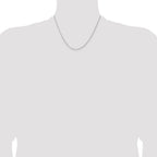 Sterling Silver 1.1mm Diamond-Cut Round Box Chain