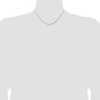 Sterling Silver 1.3mm Diamond-Cut Round Box Chain