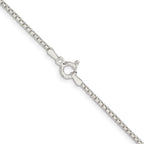 Sterling Silver 1.5mm Diamond-Cut Round Box Chain