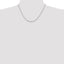 Sterling Silver 2mm Diamond-Cut Round Box Chain