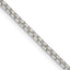 Sterling Silver Diamond-Cut Box Chain Necklace 2mm