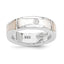SS White Ice .01ct Diamond and MOP Ring