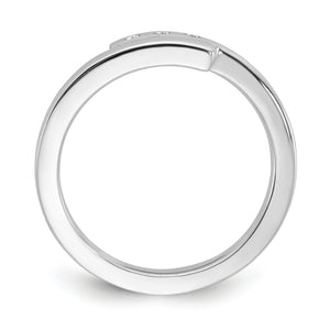 Sterling Silver Rhodium-plated Diamond Ring - Sophia Jewelers