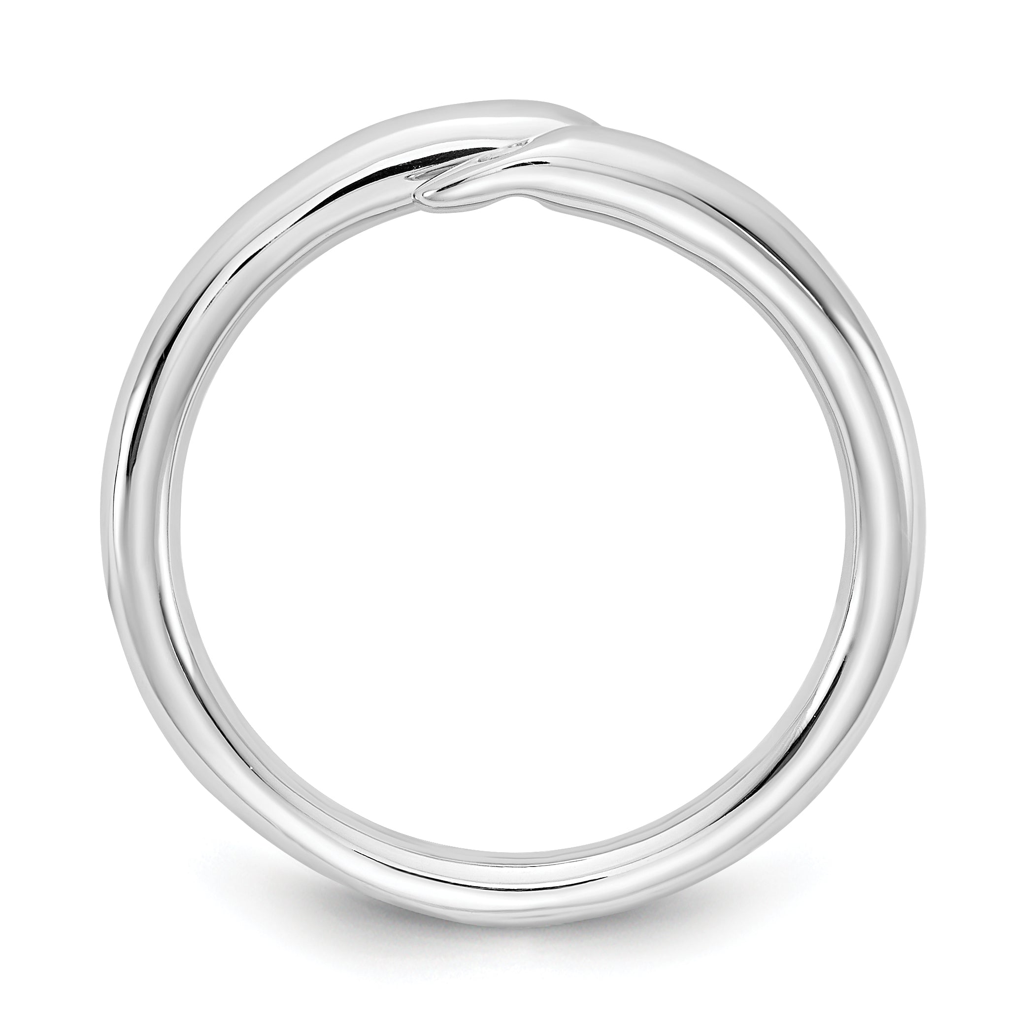 White Ice Sterling Silver Rhodium-plated Diamond Ring Secondary image