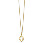 Diamond Necklace in Gold-Plated Sterling Silver (.01 ct. tw.) - Sophia Jewelers