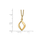 Diamond Necklace in Gold-Plated Sterling Silver (.01 ct. tw.) - Sophia Jewelers