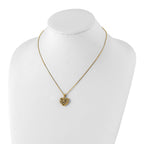 Diamond Heart Locket Necklace in Gold-Plated Sterling Silver (0.01 ct. tw.) - Sophia Jewelers