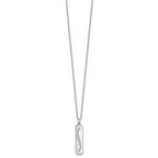 White Ice Sterling Silver Rhodium-plated 18 Inch Diamond Necklace with 2 Inch Extender