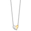 Diamond Heart Necklace in Sterling Silver (.03 ct. tw.) - Sophia Jewelers
