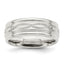 Sterling Silver 7mm Polished Intertwined Band