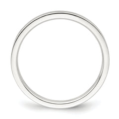 Sterling Silver 2mm Lightweight Flat Size 13.5 Band