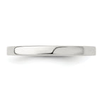 Sterling Silver Flat Wedding Band 2mm