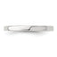 Sterling Silver 2mm Lightweight Flat Size 4 Band