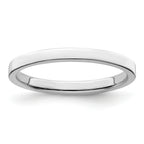 Sterling Silver 2mm Lightweight Flat Size 4 Band