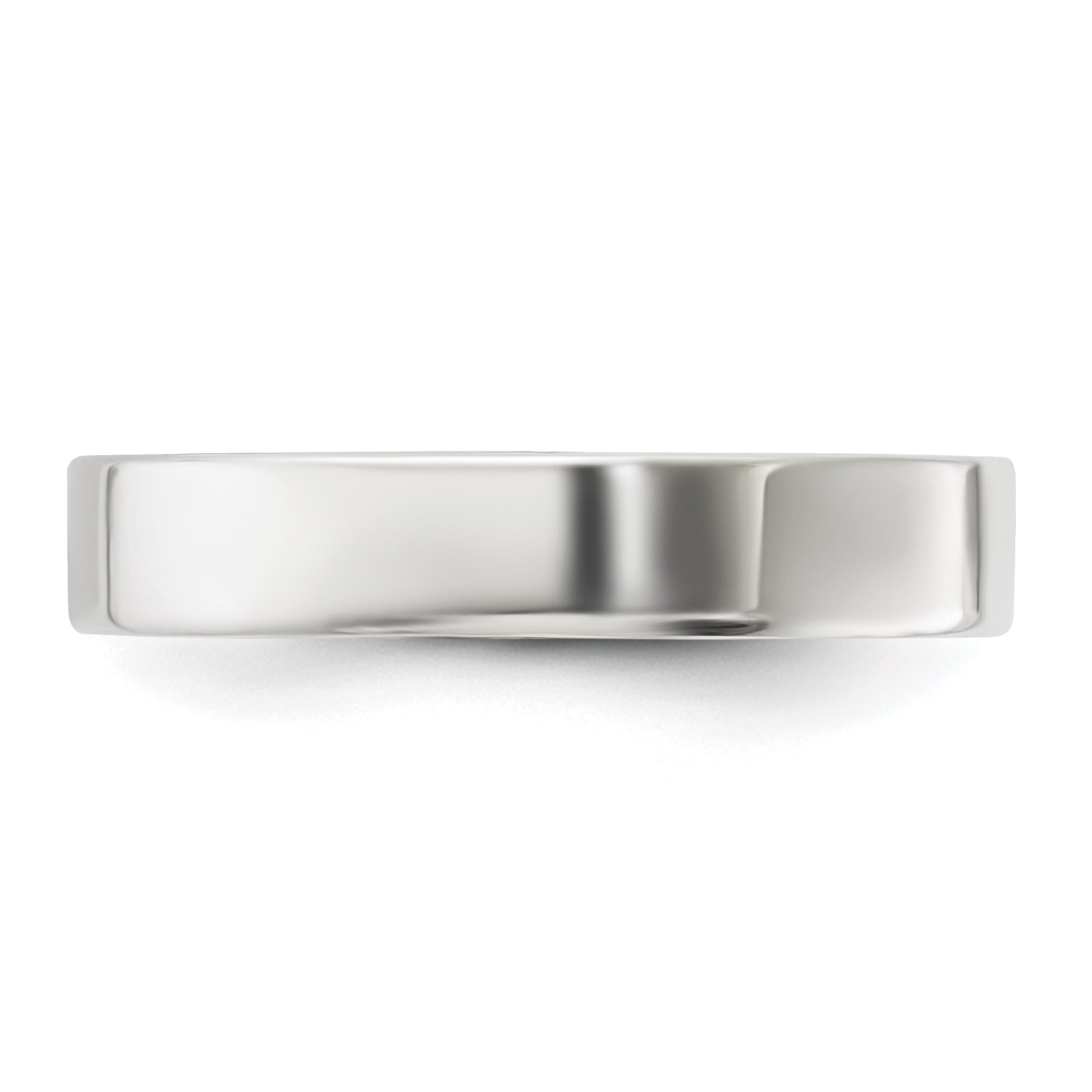 Sterling Silver 4mm Lightweight Flat Size 13.5 Band