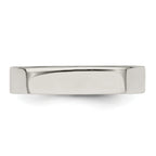 Sterling Silver 4mm Lightweight Flat Size 13.5 Band