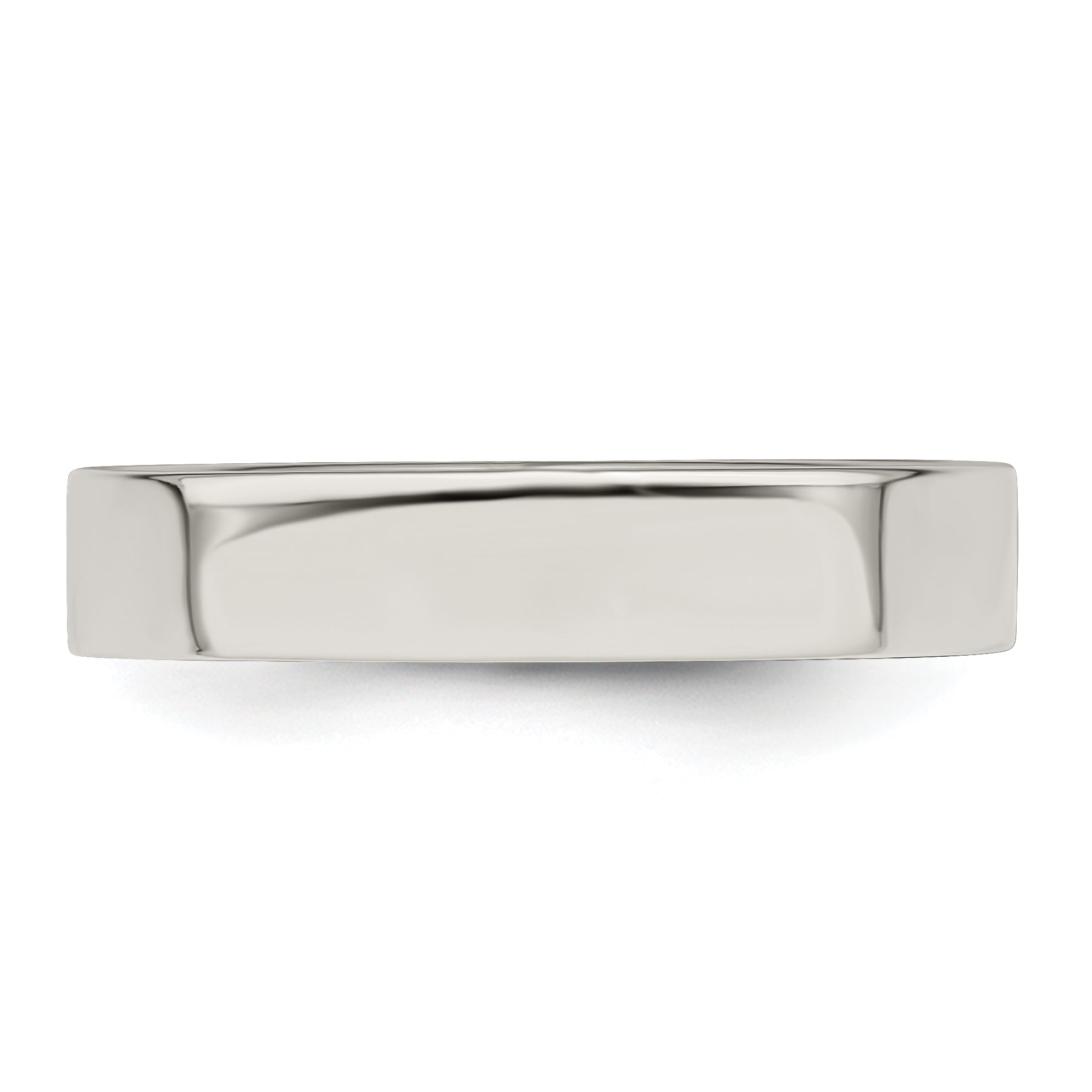 Sterling Silver 4mm Lightweight Flat Size 13.5 Band