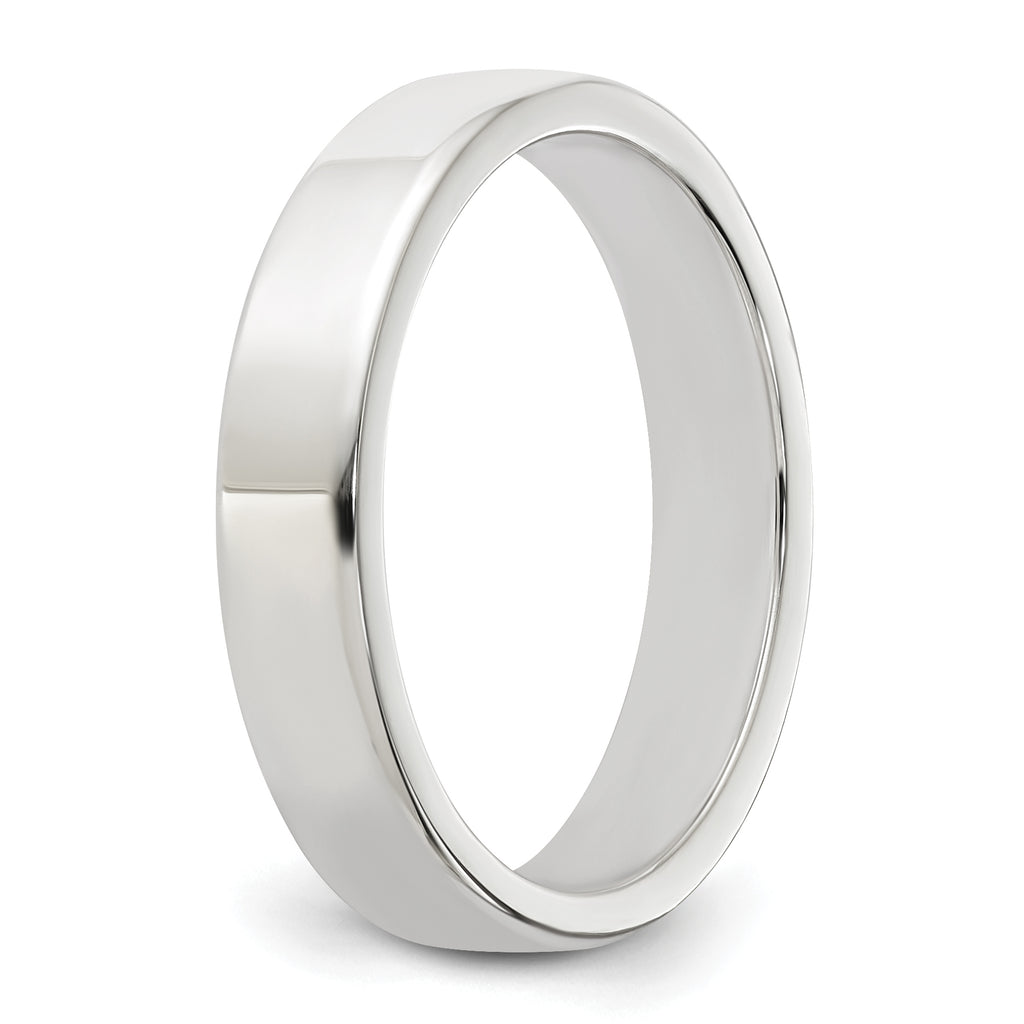 Sterling Silver 4mm Lightweight Flat Size 13.5 Band