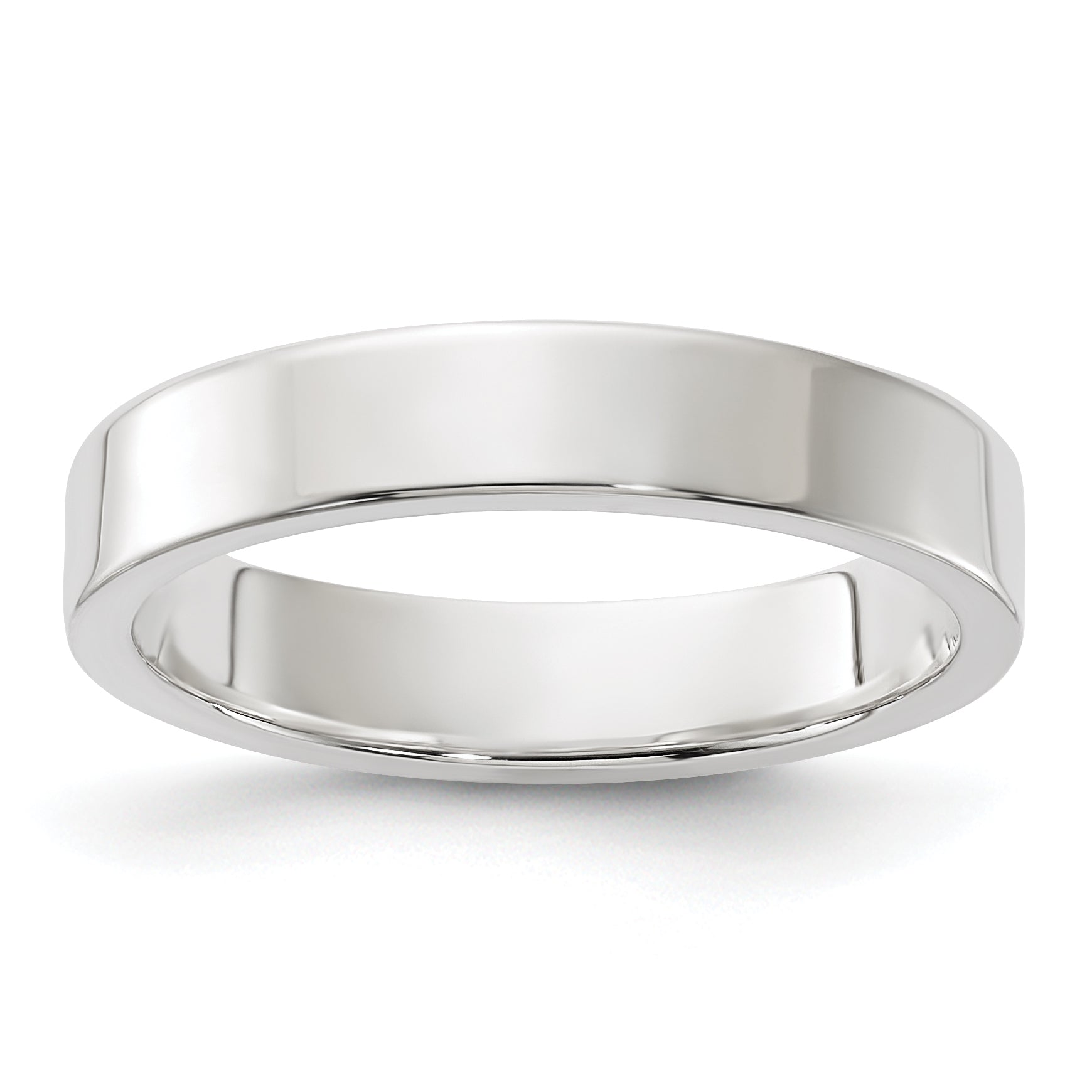Sterling Silver 4mm Lightweight Flat Size 13.5 Band
