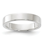 Sterling Silver 4mm Lightweight Flat Size 13.5 Band