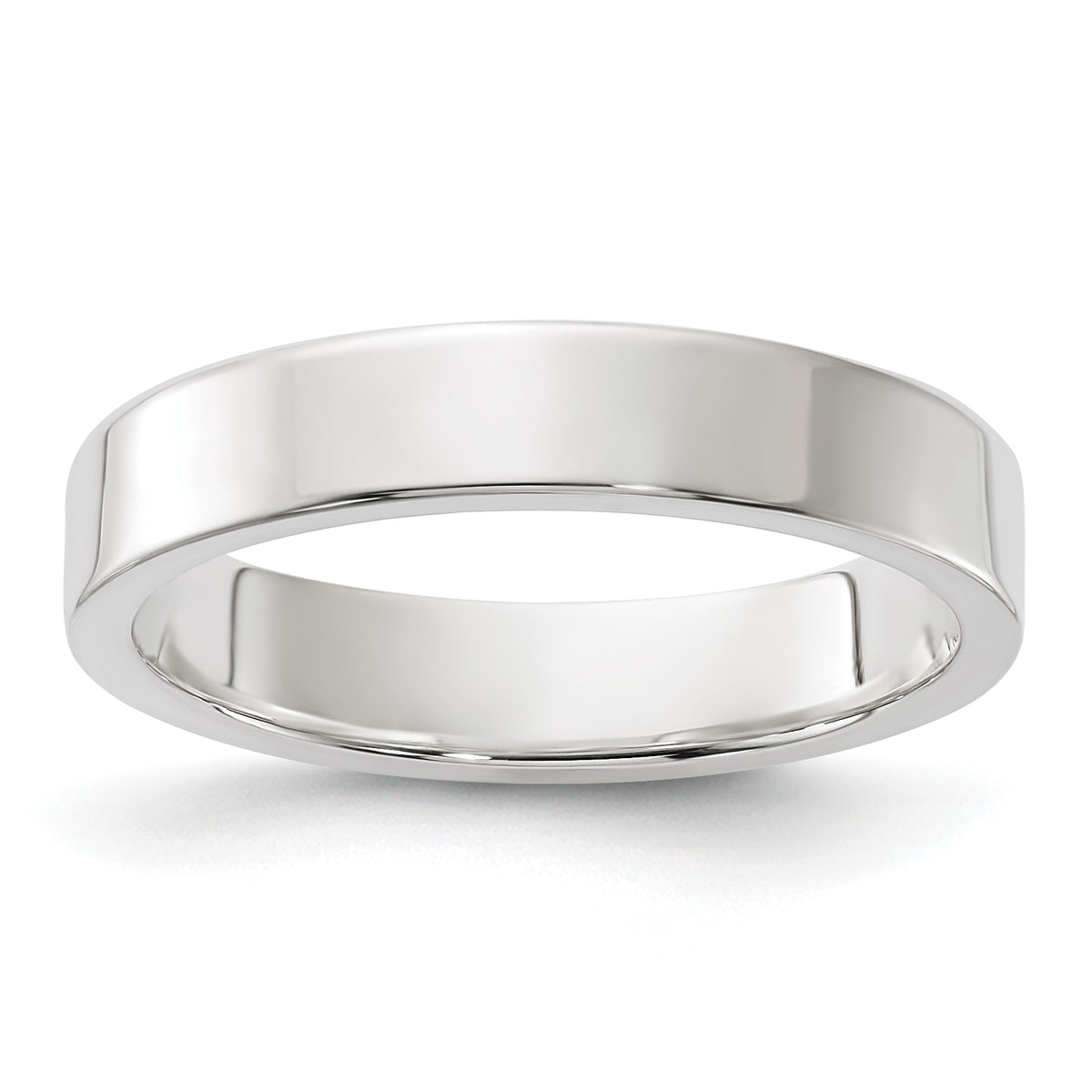 Sterling Silver 4mm Lightweight Flat Size 13.5 Band