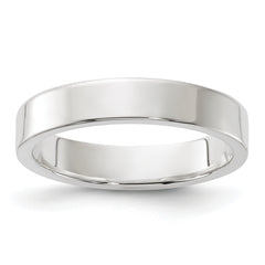 Sterling Silver 4mm Lightweight Flat Size 13.5 Band