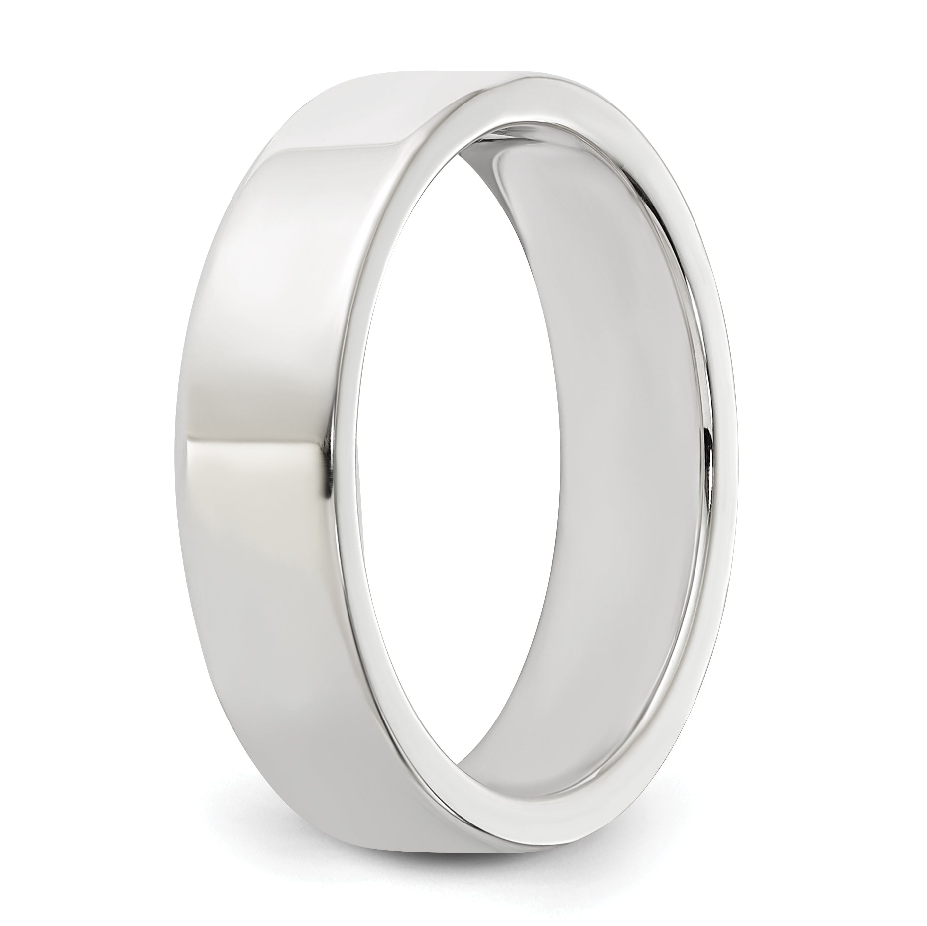 Sterling Silver 5mm Lightweight Flat Size 13.5 Band