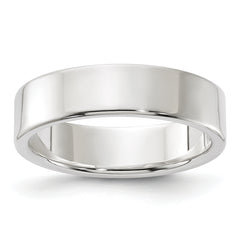 Sterling Silver 5mm Lightweight Flat Size 13.5 Band