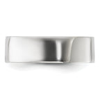 Sterling Silver 6mm Lightweight Flat Size 4 Band