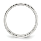 Sterling Silver 7mm Lightweight Flat Size 4 Band