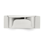 Sterling Silver 7mm Lightweight Flat Size 4 Band