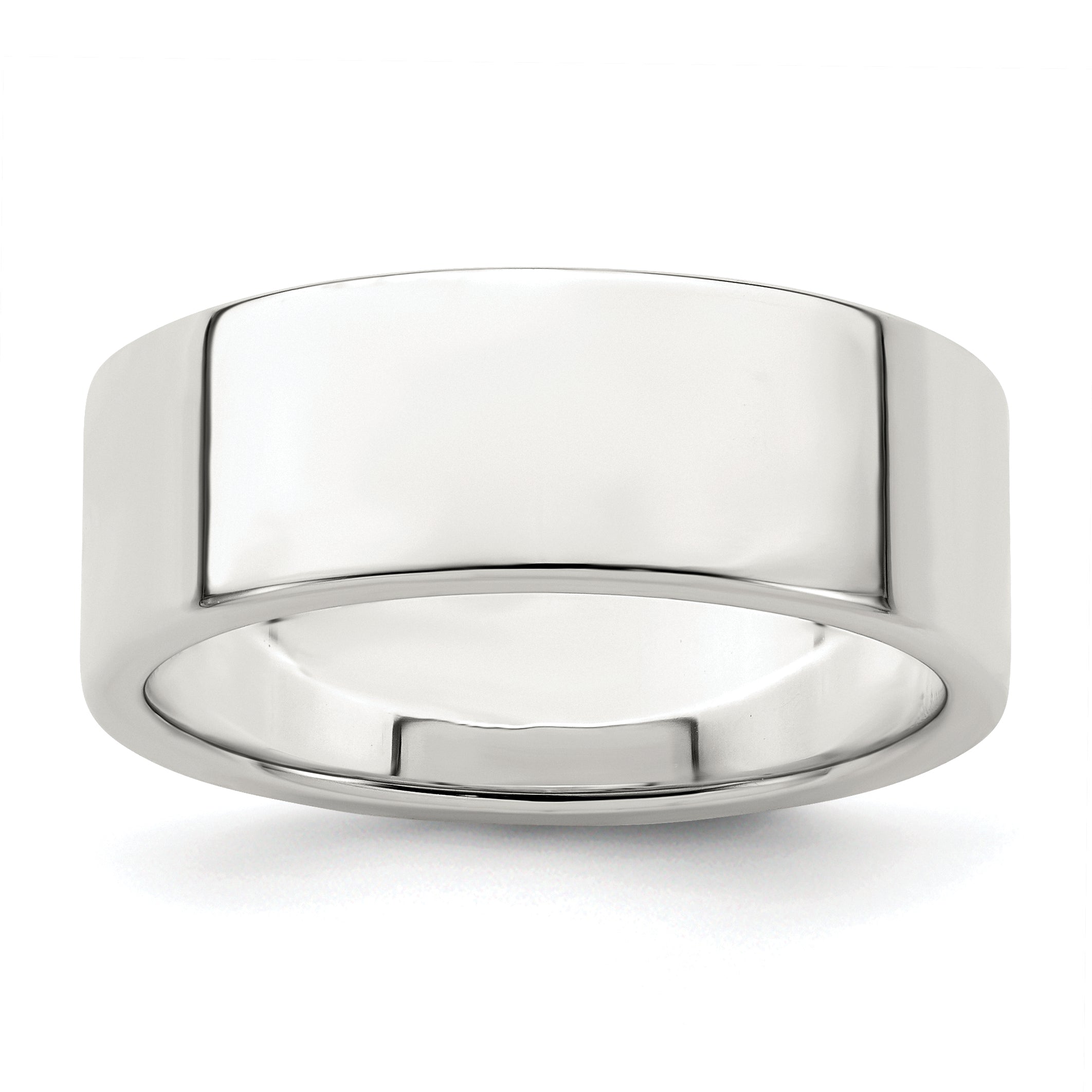 Sterling Silver 7mm Lightweight Flat Size 4 Band