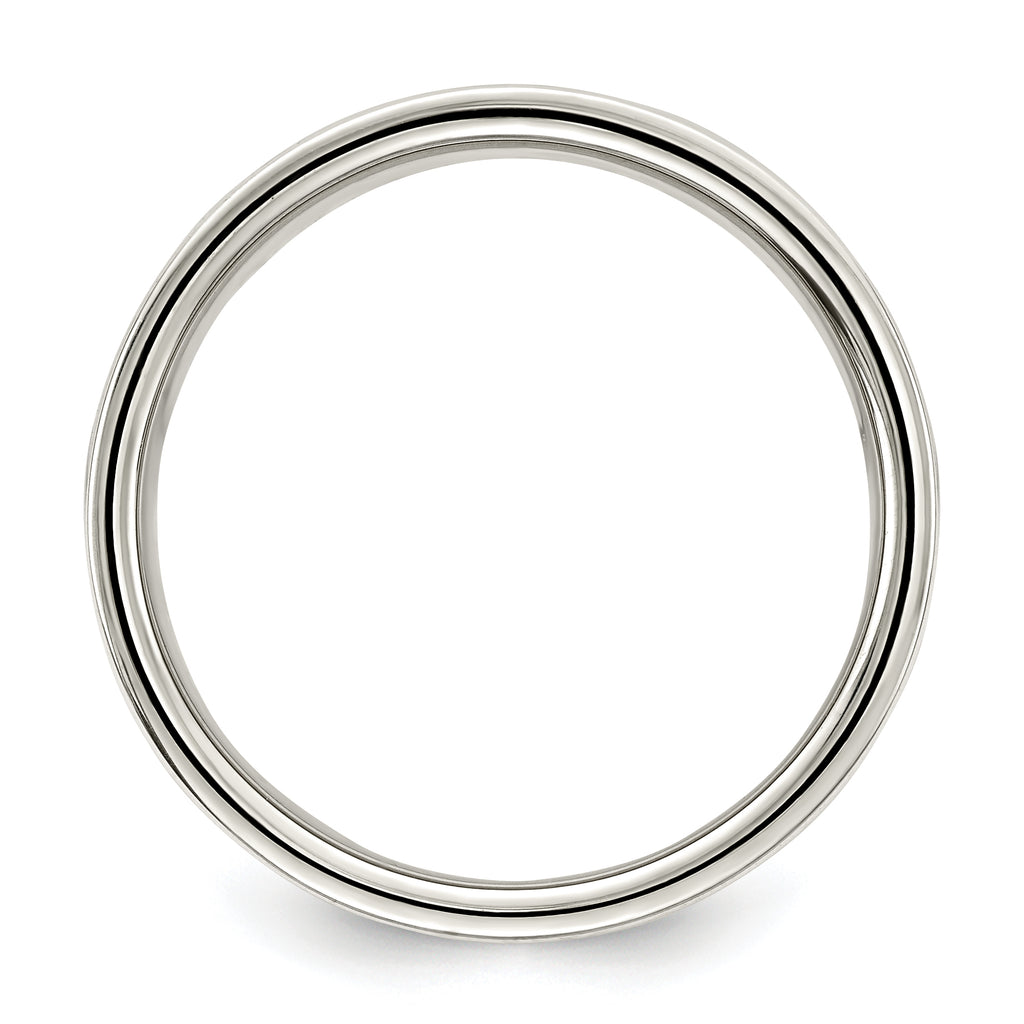 Sterling Silver 9mm Lightweight Flat Size 4 Band